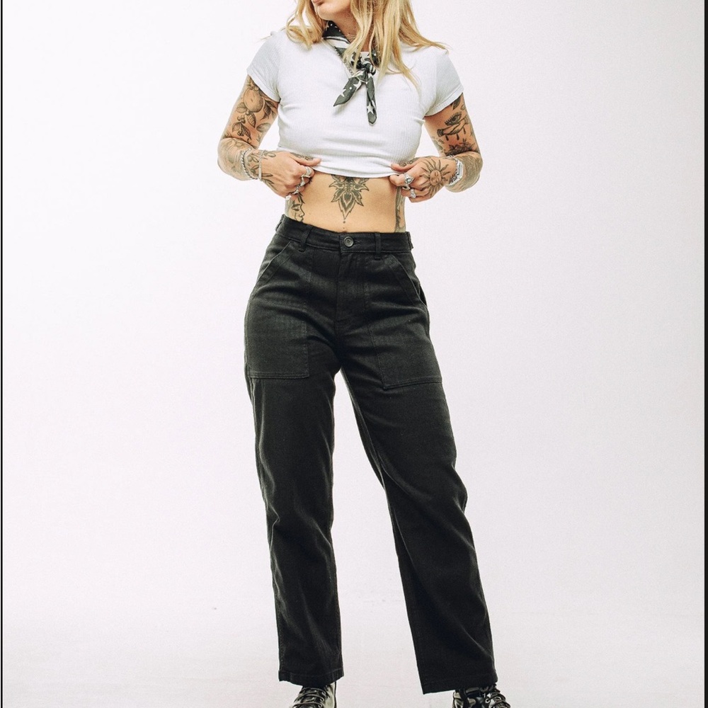 P&Co Black High-Waisted Pants